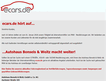 Tablet Screenshot of ecars.de